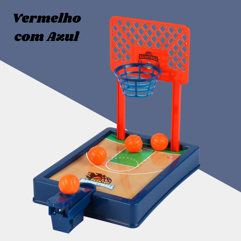 Brinquedo Mini Lançador de Bola de Basquete