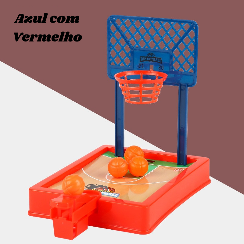 Brinquedo Mini Lançador de Bola de Basquete