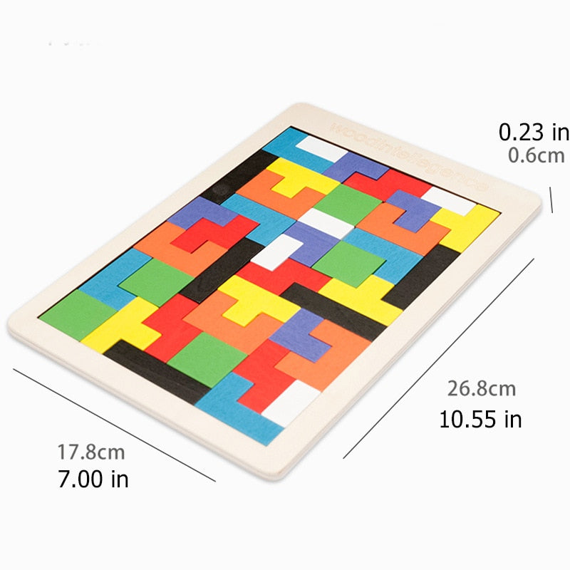 Quebra Cabeça Tangram de Brinquedo