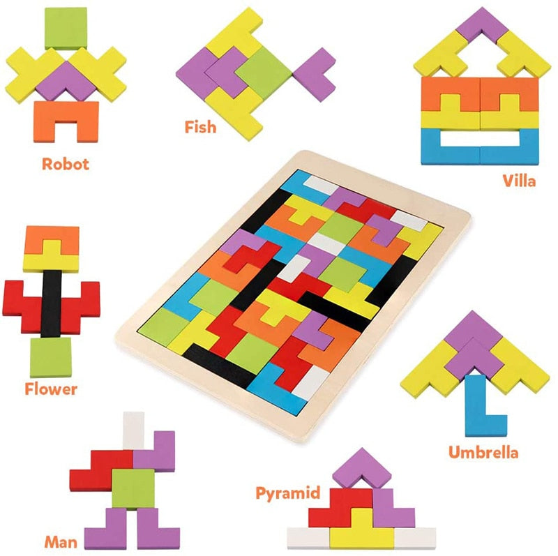 Quebra Cabeça Tangram de Brinquedo