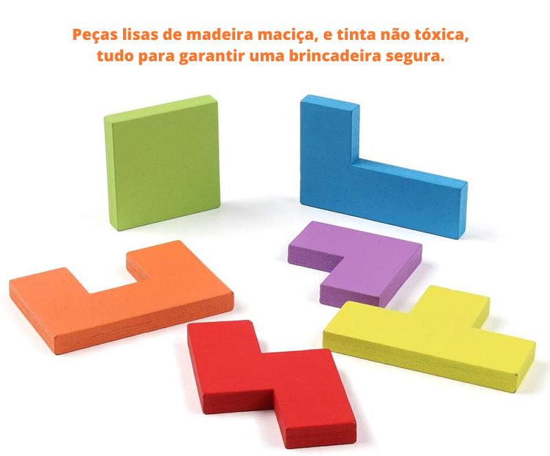 Quebra Cabeça Tangram de Brinquedo