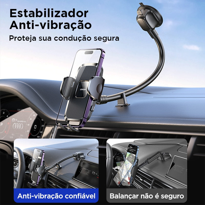 Suporte Universal de Apoio de Celular para Painel e Vidro de Carro