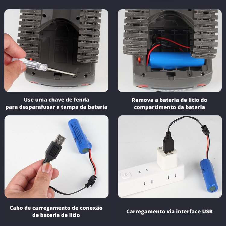 Escavadeira, Trator de Esteira e Caminhão Basculante de Controle Remoto | Venda de Brinquedos Separada