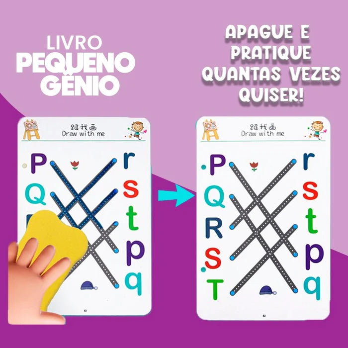 Livro Educativo Reutilizável Pequeno Gênio