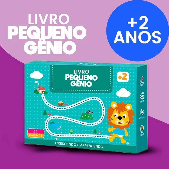 Livro Educativo Reutilizável Pequeno Gênio